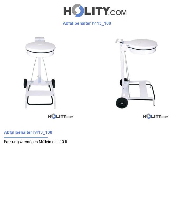 Abfallbehälter h413_100