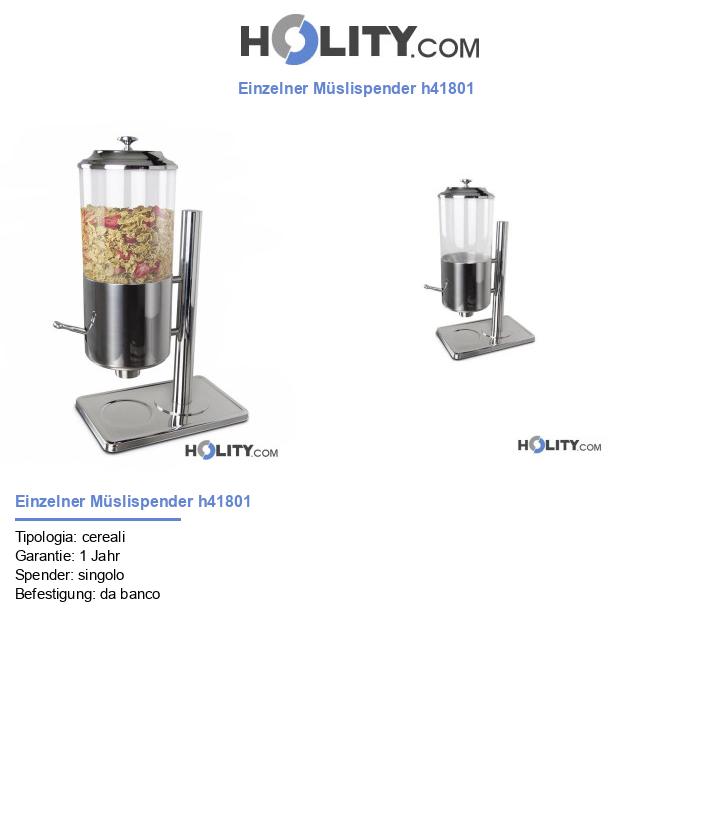 Einzelner Müslispender h41801