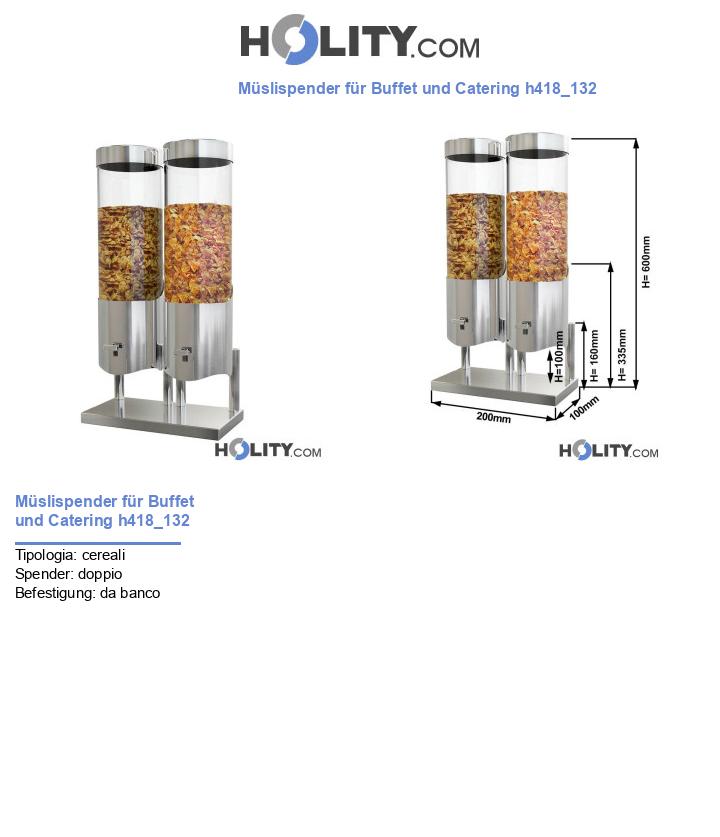 Müslispender für Buffet und Catering h418_132