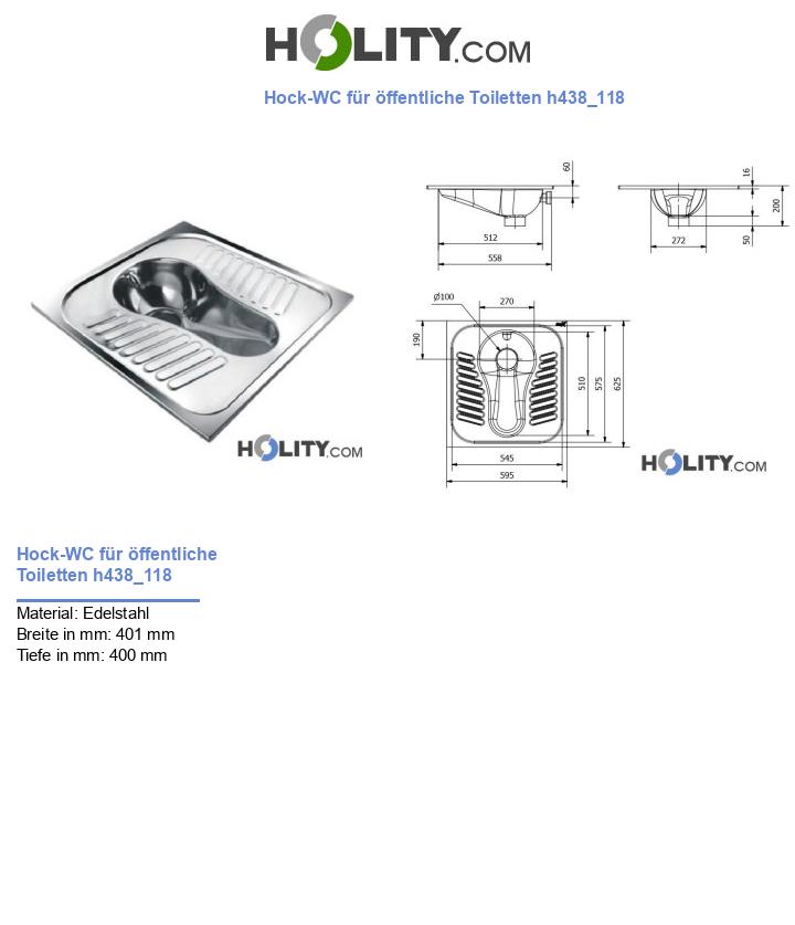 Hock-WC für öffentliche Toiletten h438_118
