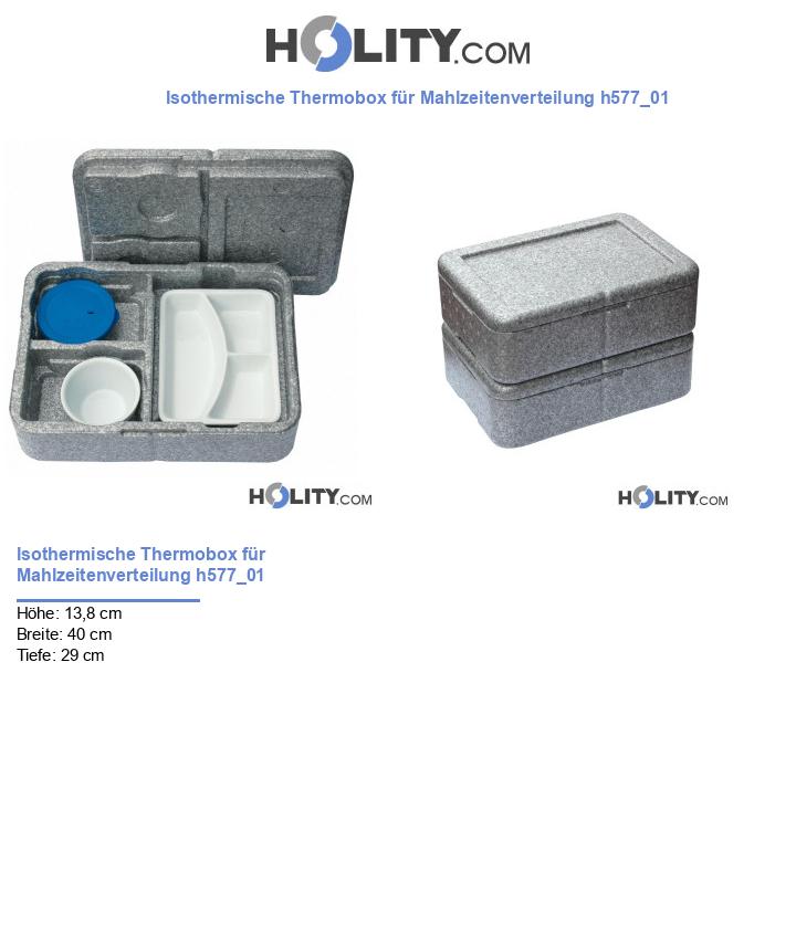 Isothermische Thermobox für Mahlzeitenverteilung h577_01