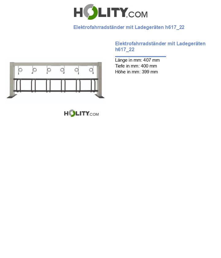 Elektrofahrradständer mit Ladegeräten h617_22