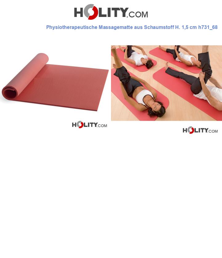 Physiotherapeutische Massagematte aus Schaumstoff H. 1,5 cm h731_68