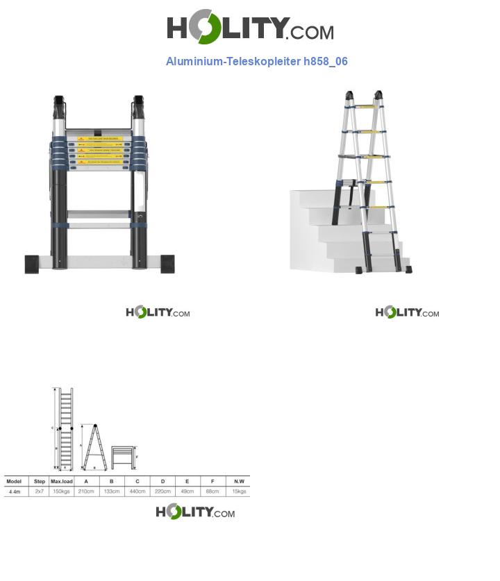 Aluminium-Teleskopleiter h858_06