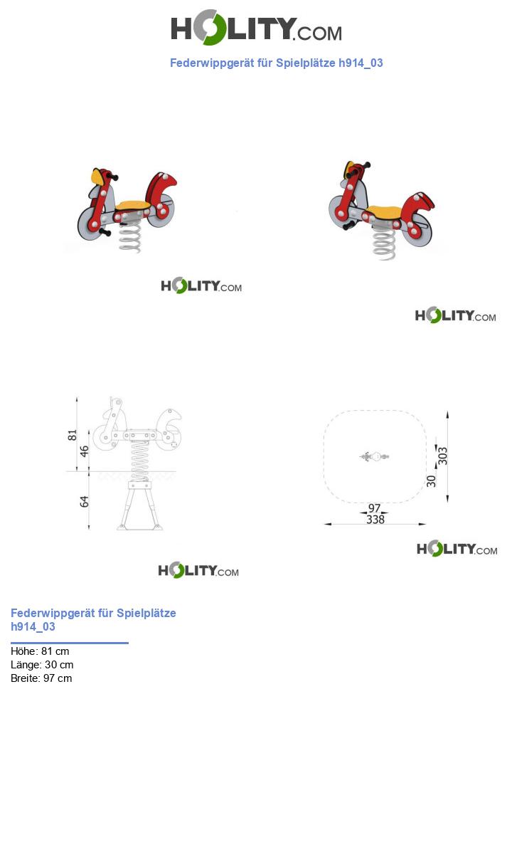 Federwippgerät für Spielplätze h914_03